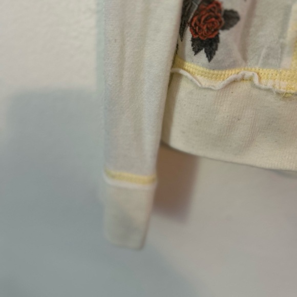 Sinful Y2K, ombre, yellow, and white zip up hoodie size large - Picture 7 of 13